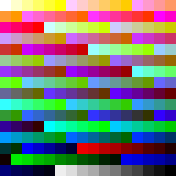 8-bit color palette